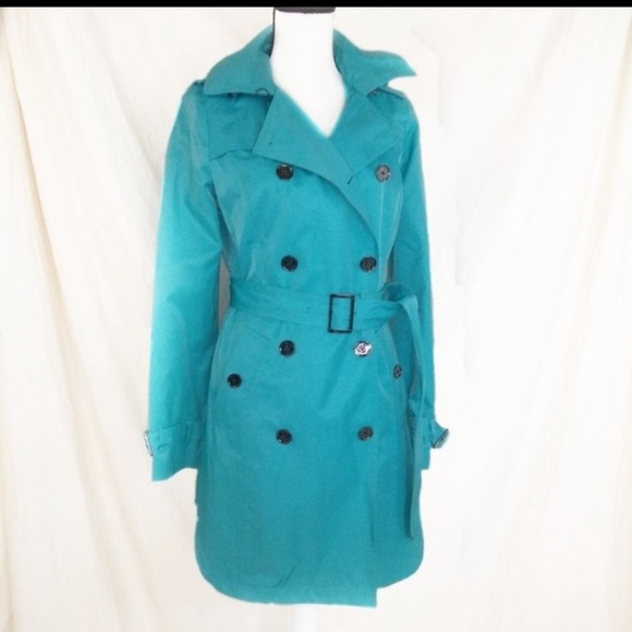Michael kors teal coat Clearance